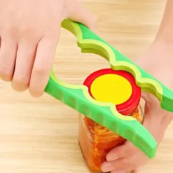 4-i-1 Burköppnare – Hjälpmedel för Burkar, Skruvlock, Konserver och Flaskor