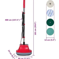 5-i-1 Dammsugare & Polerare - Mångsidig Rengöringsmaskin för Tunga Ytor | Färg: Guld | Storlek: Standard