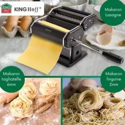 2-i-1 deg- och pastamaskin, svart, KINGHOFF KH-1927