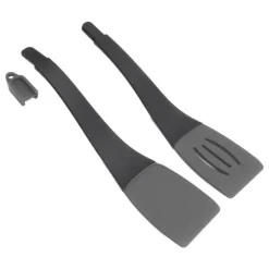 3-i-1 kökstång i silikon för grillning - Värmebeständig låsbar mattång