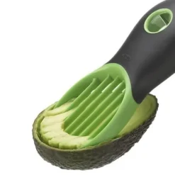 3-i-1 mångsidig slicer skivor Plast Green Blade Fruit Tool Kit