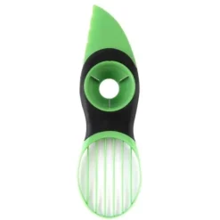 3-i-1 mångsidig slicer skivor Plast Green Blade Fruit Tool Kit