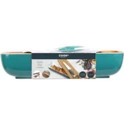 3-i-1 set: kartong, behållare och knivgrön