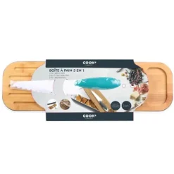 3-i-1 set: kartong, behållare och knivgrön