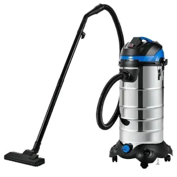 3-i-1 1200W 40L tank våt och torr dammsugare med 4 hjul, starkt sug, automatisk dammskakning, säker, vattentät, kompletta tillbehör