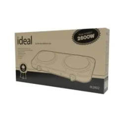 IDEAL elektrisk spis med 2 plattor, maxeffekt 2600 W