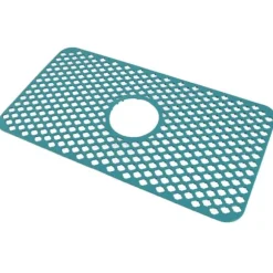 Ihålig isolerad diskbänksmatta halkfri multifunktionell stor storlek silikon diskbänksmatta skydd grön