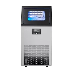 IJsblokjesmachine - Commerciële ijsmachine - Productie 45 kg/dag - Opslag 13 kg - Vrijstaand/onderbouw - Roestvrij staal - Zelfreinigend