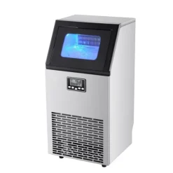 IJsblokjesmachine - Commerciële ijsmachine - Productie 45 kg/dag - Opslag 13 kg - Vrijstaand/onderbouw - Roestvrij staal - Zelfreinigend