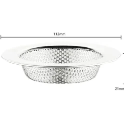 INF Diskbänkssilpropp för Avlopp, 4-pack - Ytterdiameter 11,2 cm