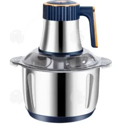 INN Köttkvarn 5L 5 hastigheter 6 blad multifunktionell köttkvarn i rostfritt stål köttkross hemma hög effekt