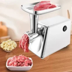 INN Multifunktionell köttkvarn 34 x 15 cm Aluminiumlegering Effekt på 300 W Kan bearbeta olika ingredienser Såsmaskin