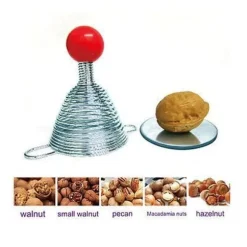 Innovativ enkel metallnötknäppare * Mått: 5 x 7 x 12,5 cm * Material: metall Funktioner: nötknäppare Innehåll: 1...