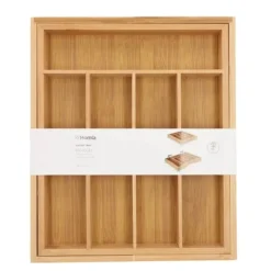 Insats | BAMBUE | för justerbar besticklåda | 37x31 cm | 815855