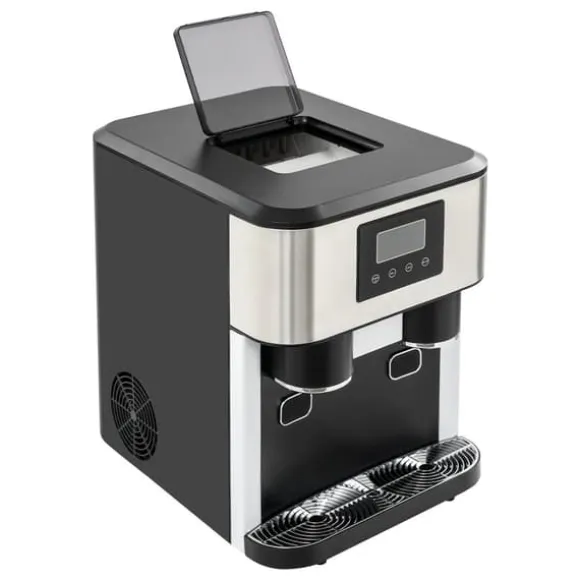 Ismaskin, Snabb Isproduktion, Användarvänlig Design,svart