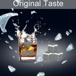 Issten Iskuber Whiskystenar Paket med 9 st Whiskey Chilling Stone Iskuber Drycker Vin Ölkylare Barware
