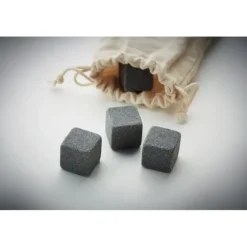 Isstenar i bomullspåse