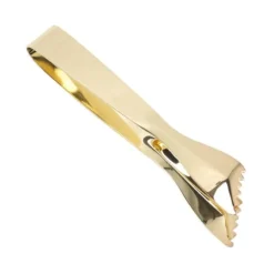 Istänger Livsmedelskvalitet Tjockare Rostfritt Stål Förhindrar Halkning Socker Matpincett För Hemkök Bar Förgylld