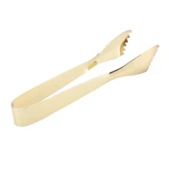 Istänger Livsmedelskvalitet Tjockare Rostfritt Stål Förhindrar Halkning Socker Matpincett För Hemkök Bar Förgylld