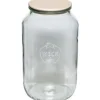 Jata WECK Round Rim Jar 3l with Wooden Lid
