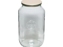 Jata WECK Round Rim Jar 3l with Wooden Lid