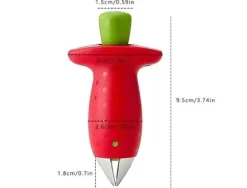 Jordgubbsställ - fy - 3 St - Rostfritt stål - ABS-plast - Rutschfri design