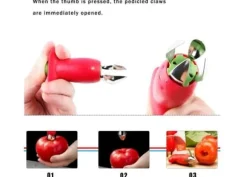 Jordgubbsställ - fy - 3 St - Rostfritt stål - ABS-plast - Rutschfri design