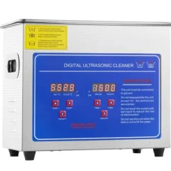 JPS-20A Ultrasoundrengörare 3L, digital display, rostfritt stål, för smycken och ultraljudsrengöring.