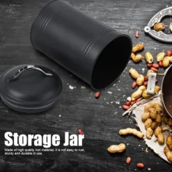 Järn tebladburk för matnötter med silikonring för hushållsbruk