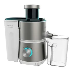 Juicer - CECOTEC - Juice&Fresh 400 Titan White - Svart titanbelagd skiva - 2 hastigheter