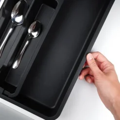 Justerbar insats för bestick, bestick, knivar, utdragbar organisatör