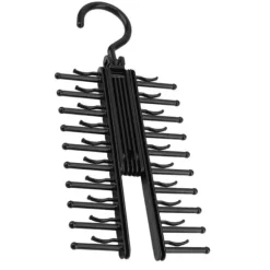 justerbar kors X slipshållare bälteshalsdukar krok hängare hållare arrangör