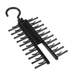 justerbar kors X slipshållare bälteshalsdukar krok hängare hållare arrangör