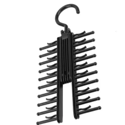 justerbar kors X slipshållare bälteshalsdukar krok hängare hållare arrangör