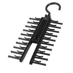 justerbar kors X slipshållare bälteshalsdukar krok hängare hållare arrangör