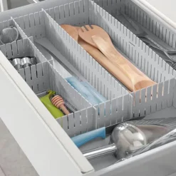 Justerbar lådorganisatör med 16 delar och flexibel design