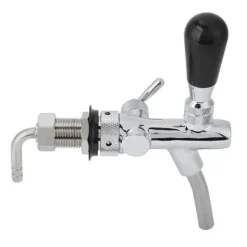 Justerbar ölkran - G5/8in gänga, kromad mässing rostfritt stål, tillbehör till ölfat