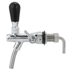 Justerbar ölkran - G5/8in gänga, kromad mässing rostfritt stål, tillbehör till ölfat