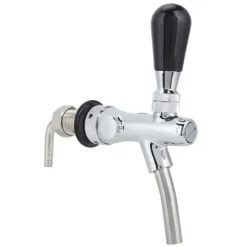 Justerbar ölkran - G5/8in gänga, kromad mässing rostfritt stål, tillbehör till ölfat