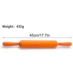 justerbar silikonkavel med 4 distanser för degpizza non-stick kavel bakverktyg