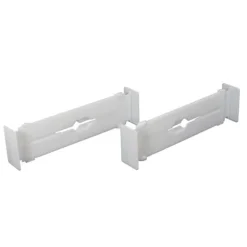 Justerbara lådavdelare VIT