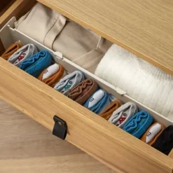 Justerbara lådavdelare VIT