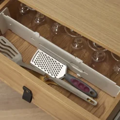 Justerbara lådavdelare VIT