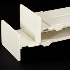 Justerbara lådavdelare VIT