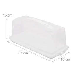 Kakburk, Rektangulär, 15x37x16 cm