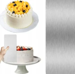 Kakjämnare Kakspade Rostfritt Stål Silver
