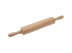 Kakrulle med metallskaft bokträ 43cm bred