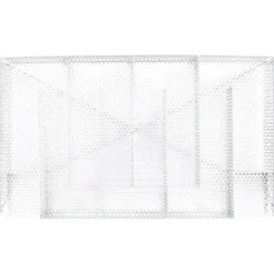 Kallgenerator - Rostfritt stål - 8 kammare - 35 cm - Träflis - Silverfärgad