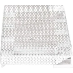 Kallgenerator - Rostfritt stål - 8 kammare - 35 cm - Träflis - Silverfärgad