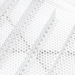 Kallgenerator - Rostfritt stål - 8 kammare - 35 cm - Träflis - Silverfärgad